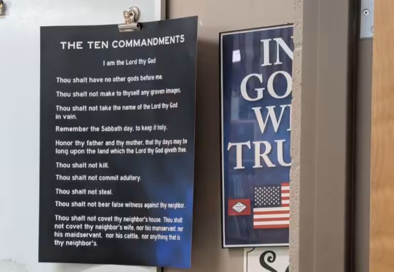 Court blocks Arkansas law mandating Ten Commandments in public school classrooms and libraries