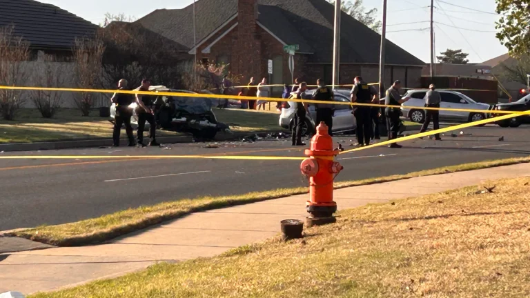 Deadly Head-On Crash in Southwest Oklahoma City Leaves One Dead, One Injured