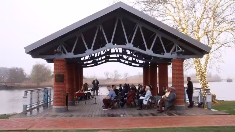 Wilmington Residents Celebrate Easter Sunrise Service Along Christina River