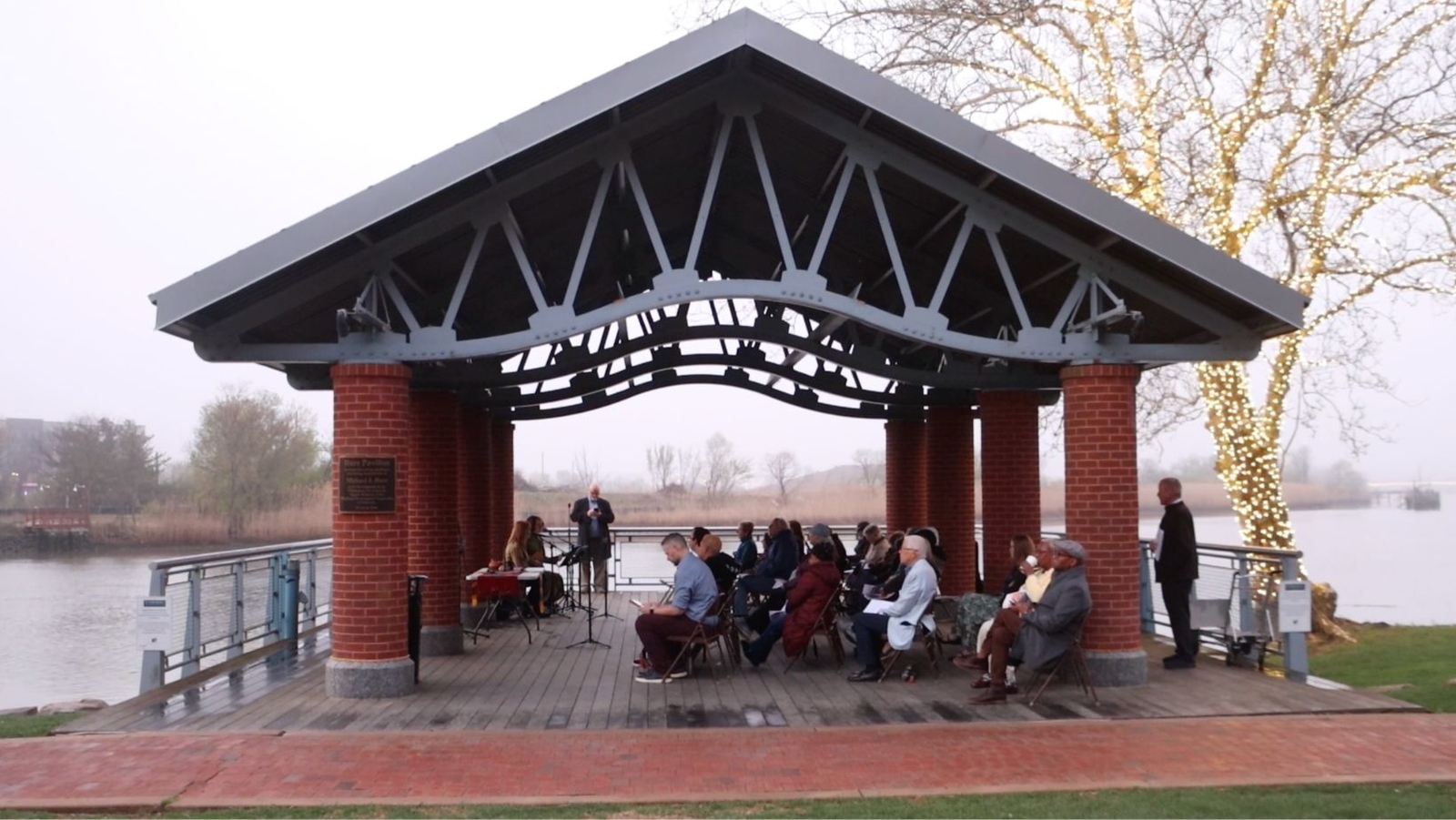 Wilmington Residents Celebrate Easter Sunrise Service Along Christina River