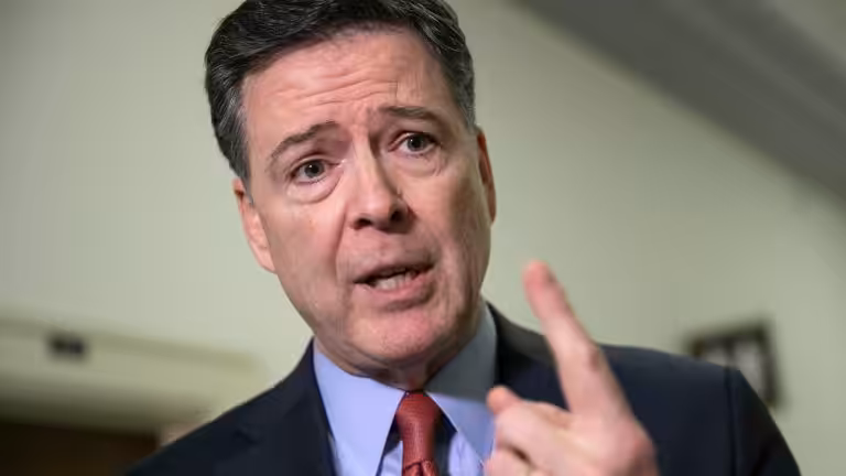 James Comey Surrenders After Indictment Over Alleged Threat Against Donald Trump