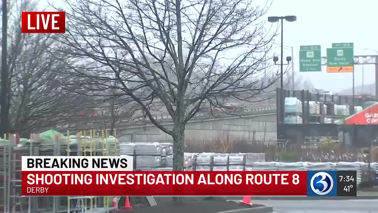 Driver Shot on Route 8 in Derby: Police Investigate Highway Gunfire Incident