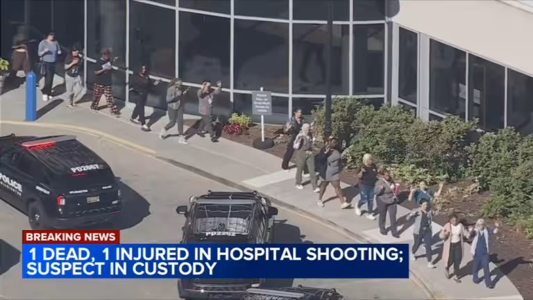 1 dead, 1 wounded in Delaware hospital shooting; suspect now in custody