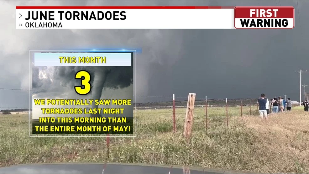 At least three tornadoes confirmed from Sunday night/Monday morning's derecho