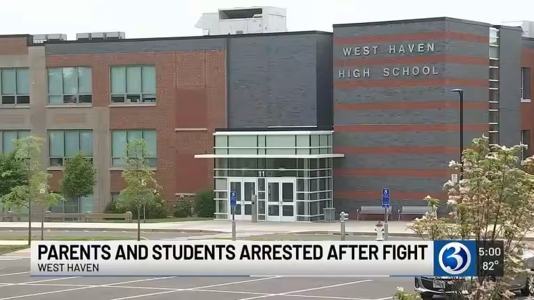 Police: 2 Parents, 3 Juveniles Arrested After West Haven High School Fights